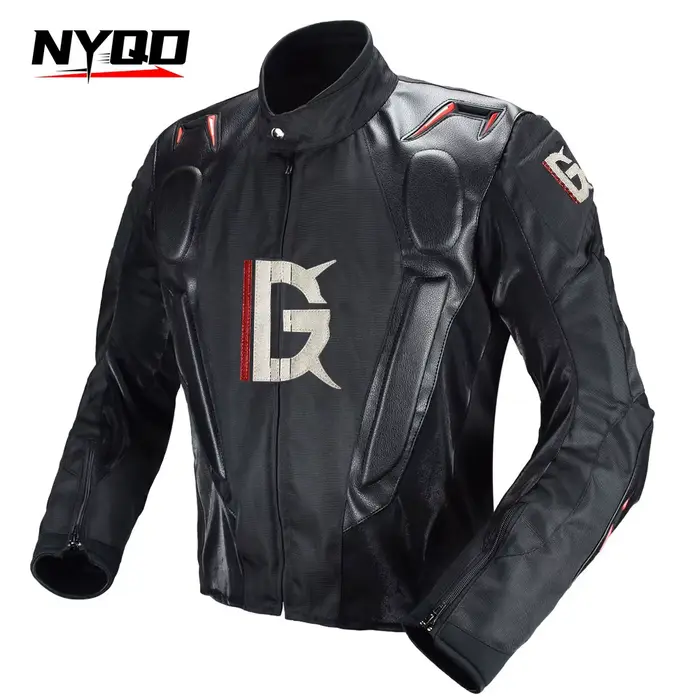 GHOST RACING hiver Moto veste en cuir Chaqueta Moto hommes imperméable Moto costume Moto équitation 