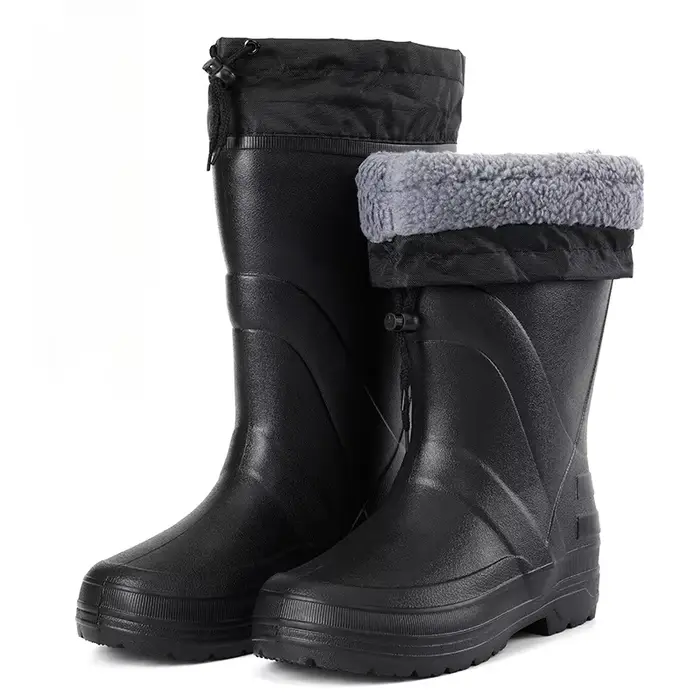 Bottes de pluie antidérapantes EVA pour hommes et femmes