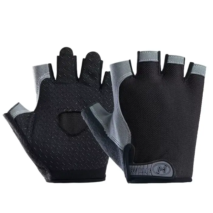 Gants de moto pour hommes, gants de cyclisme, gants sans doigts pour musculation, fitness, gym, pour