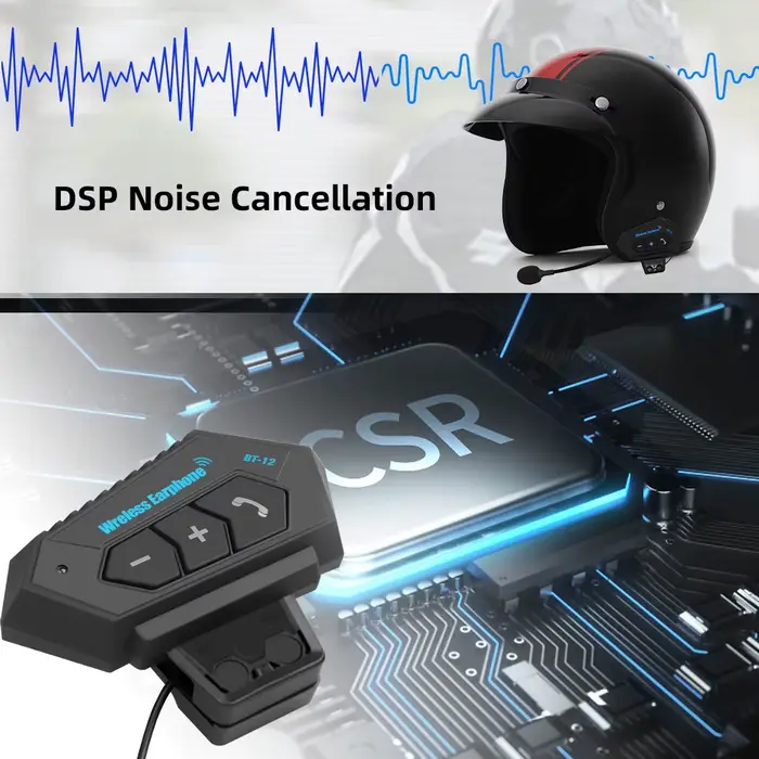 Étanche Moto Bluetooth casque