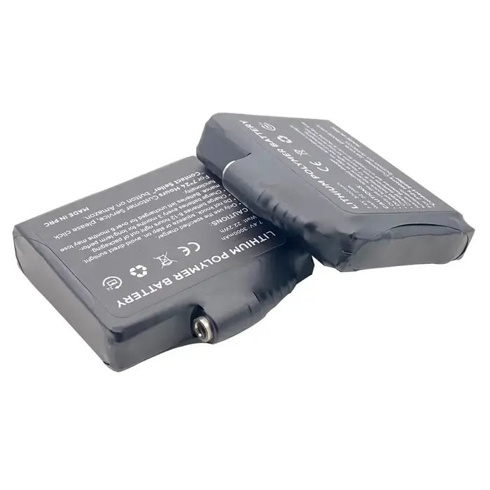 1-6 pièces gants chauffants batterie 7.4V 3000mah