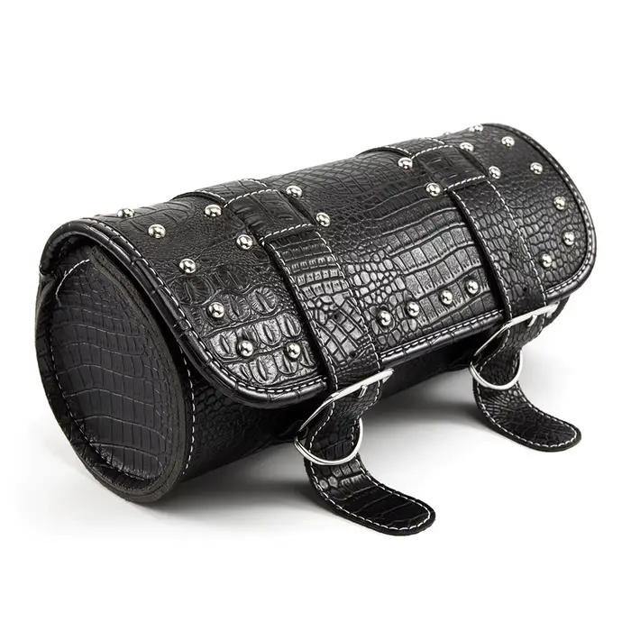 Sacoche de moto en cuir, sacs en PU, sac à outils pour fourche avant pour Harley Sportster Chopper B