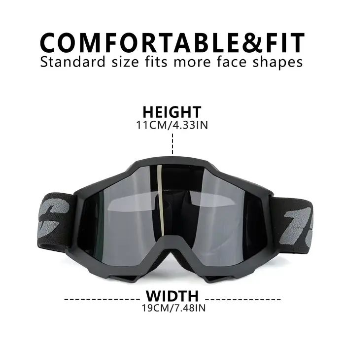 Lunettes de moto, masques de motocross