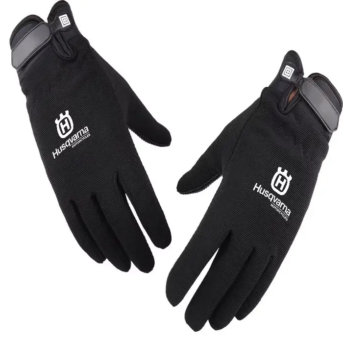 Gants de moto avec LOGO, pour l'extérieur, hiver et été, pour écran tactile, coupe-vent, imperméable
