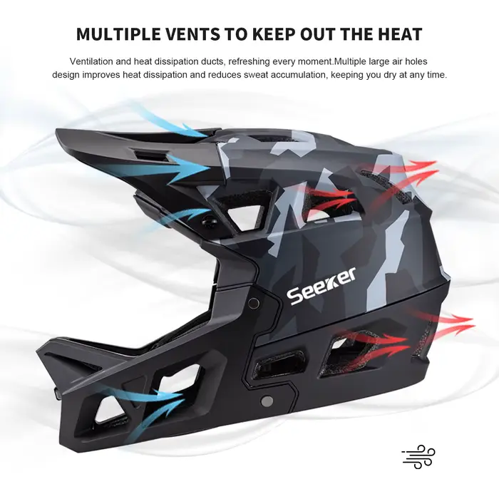 Casque de vélo de montagne camouflage UMUSEEKER