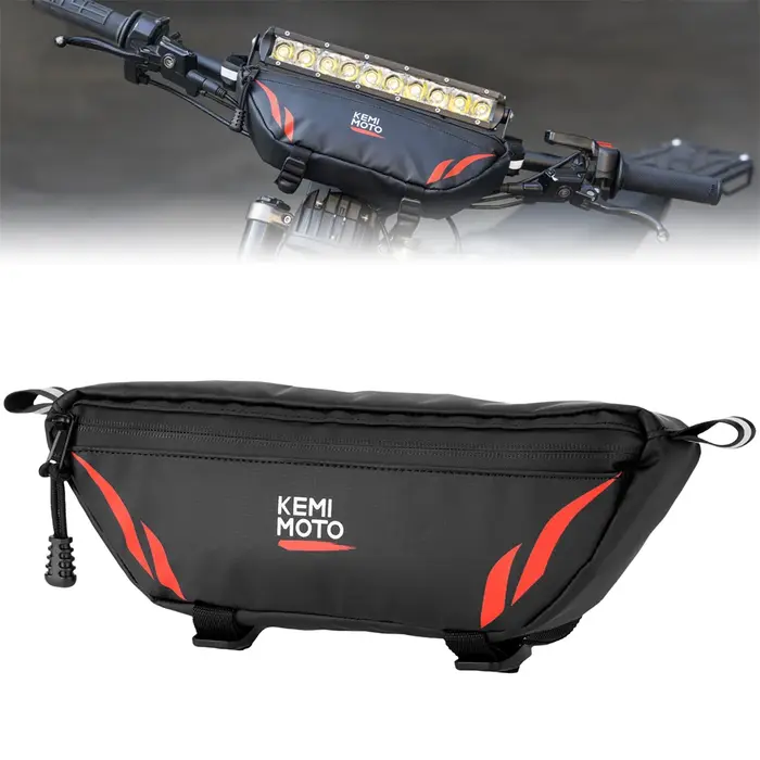 Sac de guidon de moto pour BMW R1200GS R1250GS LC, sac étanche de rangement, sac de barre de poignée