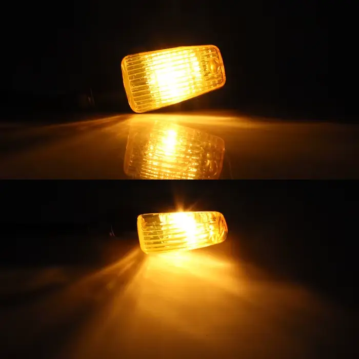 4 pièces universel moto Blub clignotant lampe clignotants clignotants Signal ambre vélo moto accesso