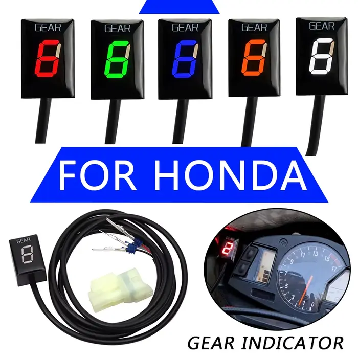 Indicateur de Vitesse étanche pour Moto Affichage LED pour Honda CBR CB500X CB400SF CB650F CB1300 CB