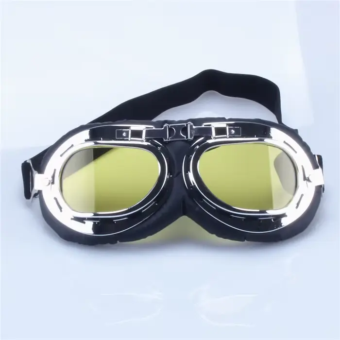 Lunettes de moto Vintage Motocross lunettes classiques rétro pilote Cruiser ATV vélo Protection UV c