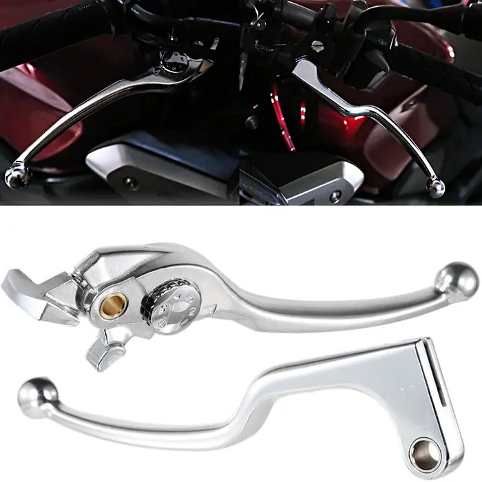 Leviers de frein et d'embrayage avant polis pour moto, pour Honda CBR 650 CB 650R 650F 2014 – 2023