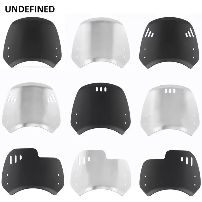 Déflecteur de vent universel pour pare-brise de moto, phare rond pour Husqvarna, Yamaha XSR, Royal E