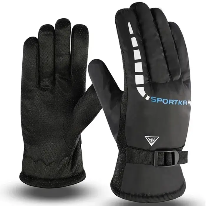 Gants de cyclisme d'hiver - Imperméables et antidérapants - Pour les sports de plein air - Conduite 