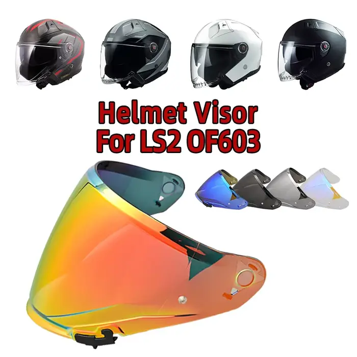 Pour LS2 OF603 Infinity II casque bouclier lentille visière pare-brise pare-soleil Protection UV