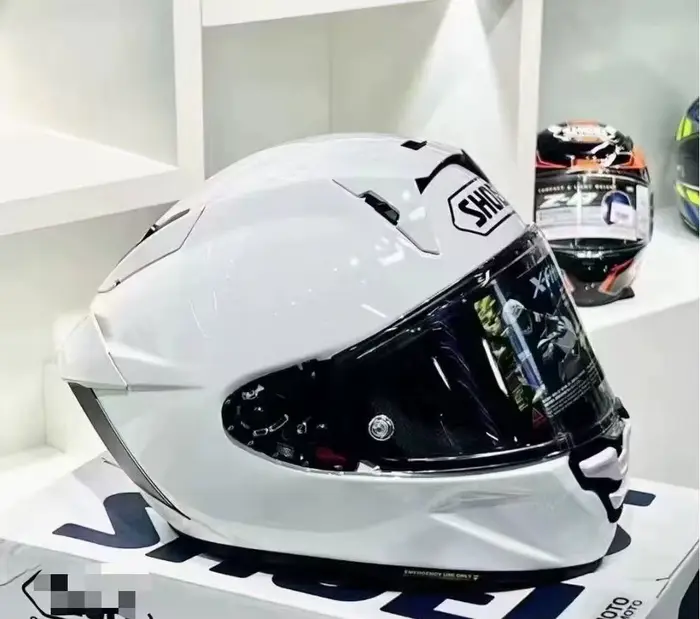 Casque De moto intégral X-15 x-fifteen X-SPR Pro blanc brillant équitation Motocross course