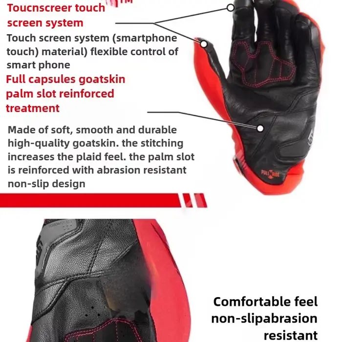 Original FIVE STUNT EVO2 gants De Moto été respirant EU CE Guantes