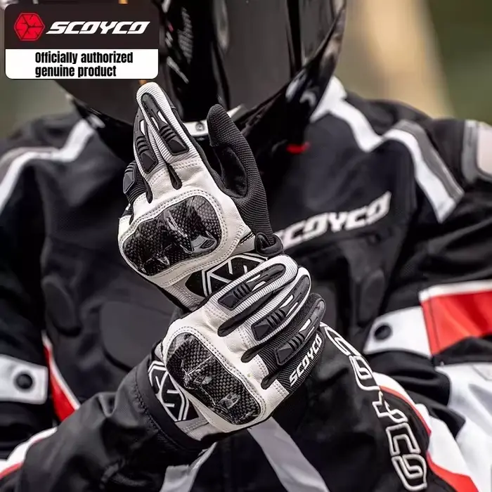 Gants de moto SCOYCO pour hommes et femmes, respirants, anti-chute, gants de motocross, gants chauds