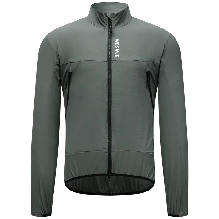 WOSAWE – veste de vélo pour hommes, gilet en Jersey à manches longues, manteau coupe-vent, coupe-ven