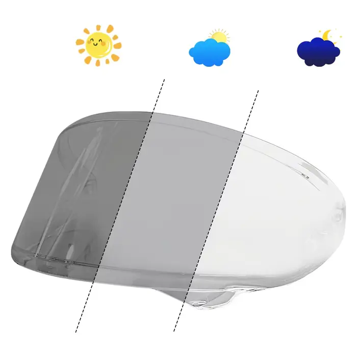 Casque RPHA-12 lentille hromique pour HJC RPHA 12 casque de Moto visière photochromique Protection U