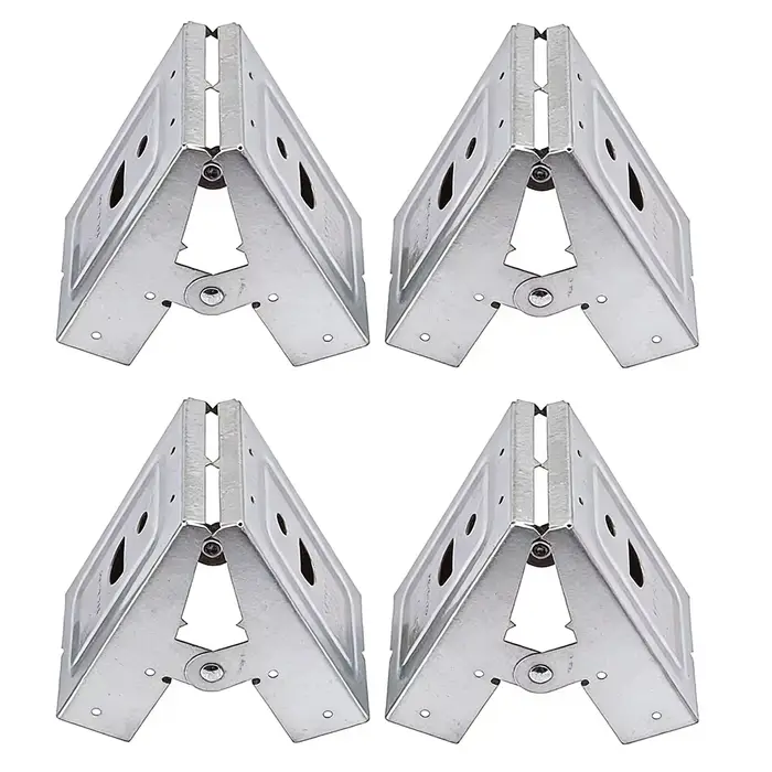 Supports de chevalet 4 pièces, supports métalliques durables et faciles pour créer des chevalets rob