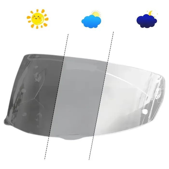 Pour HJC i90 I90 I91 HJ-33 casque lentille hromique casque visière photochromique Protection Uv Casc