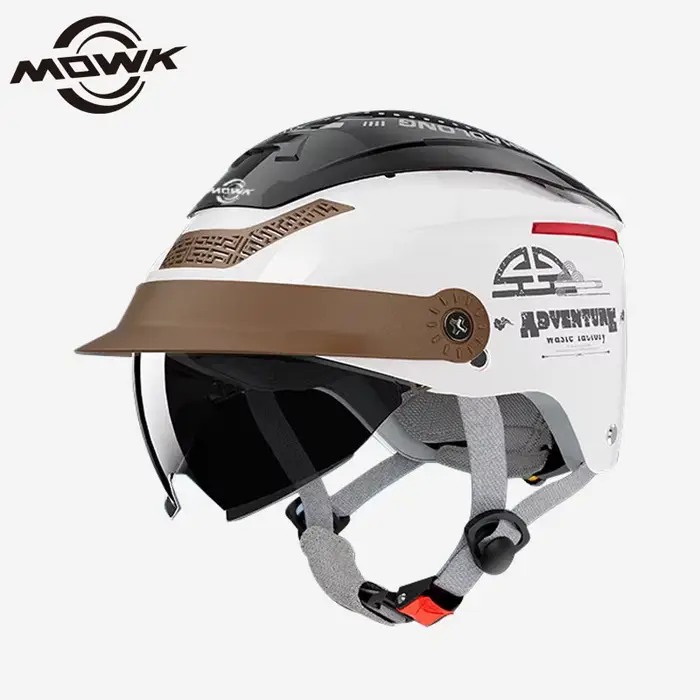 Casque de moto MOWK respirant pour l'été