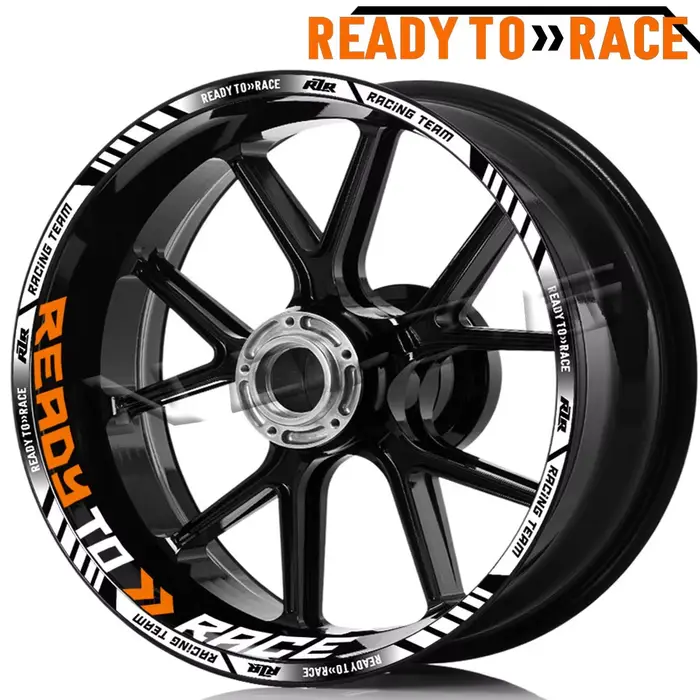 Autocollant réfléchissant à rayures pour jante de moto KTM Duke 390/690/790/890/1290, bande de 17 po