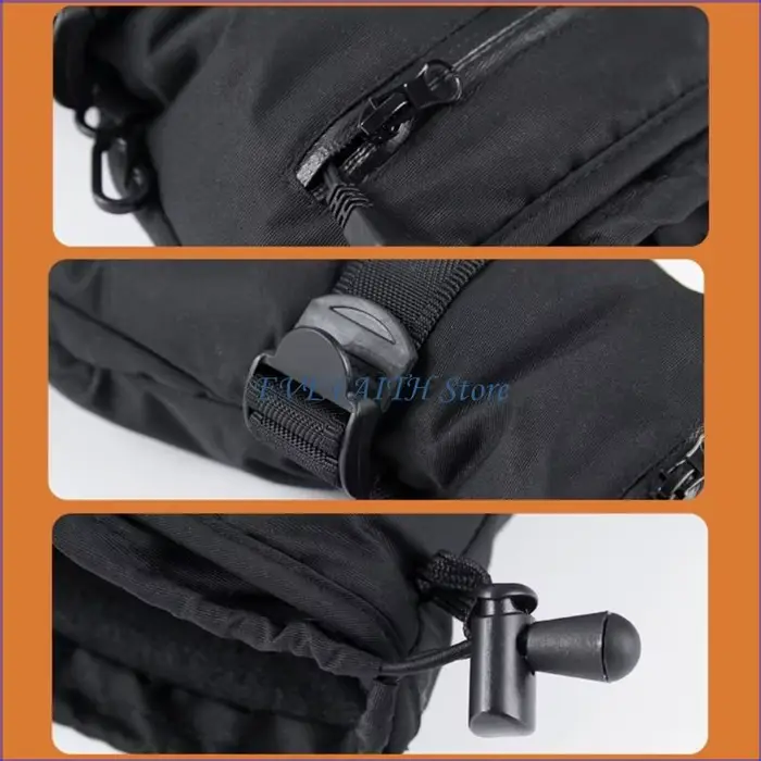 Gants chauffants 124B, imperméables, pour écran pour vélos randonnée