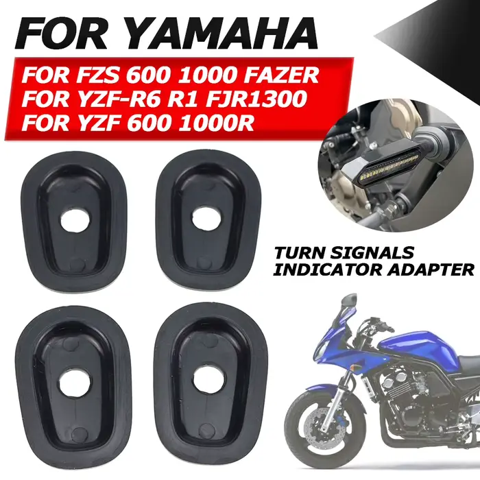 Clignotants de moto indicateur adaptateur entretoises pour Yamaha YZF-R6 YZF-R1 FZS 600 FAZER FZS 10