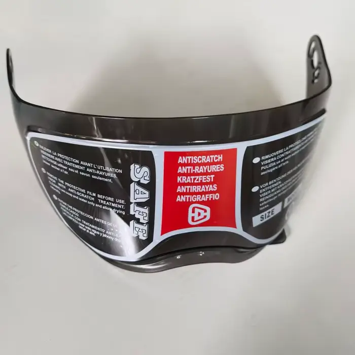 Visière teintée colorée pour casque de moto intégral, Protection Anti-UV, résistante aux rayures
