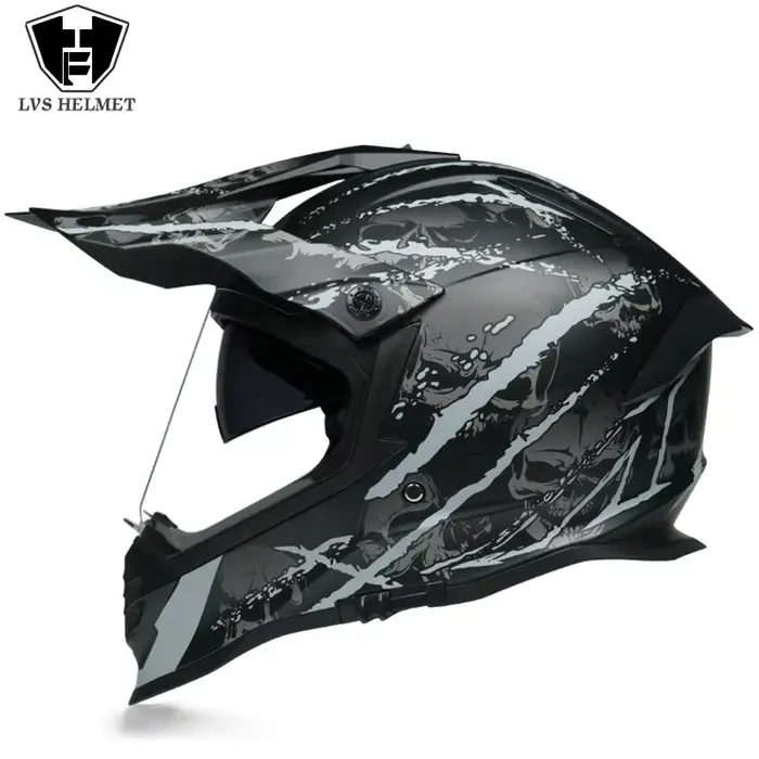 Casque de moto rcycle, atv, cross, cross, hors route, course