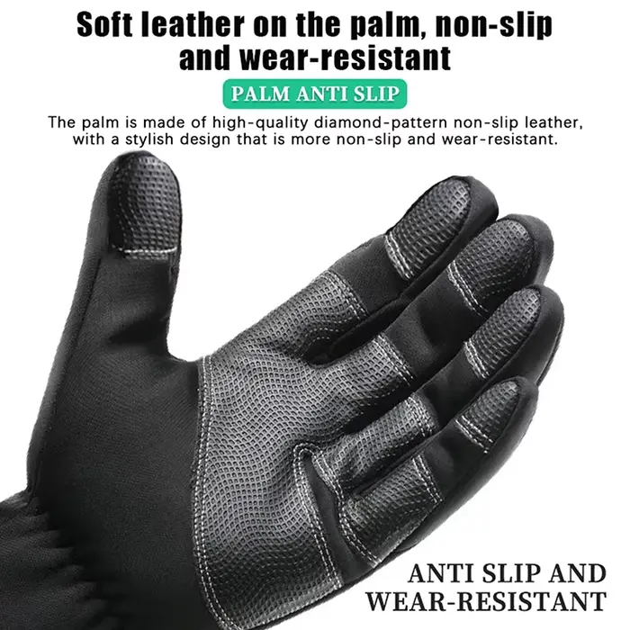 Gants thermiques imperméables d'extérieur pour hommes