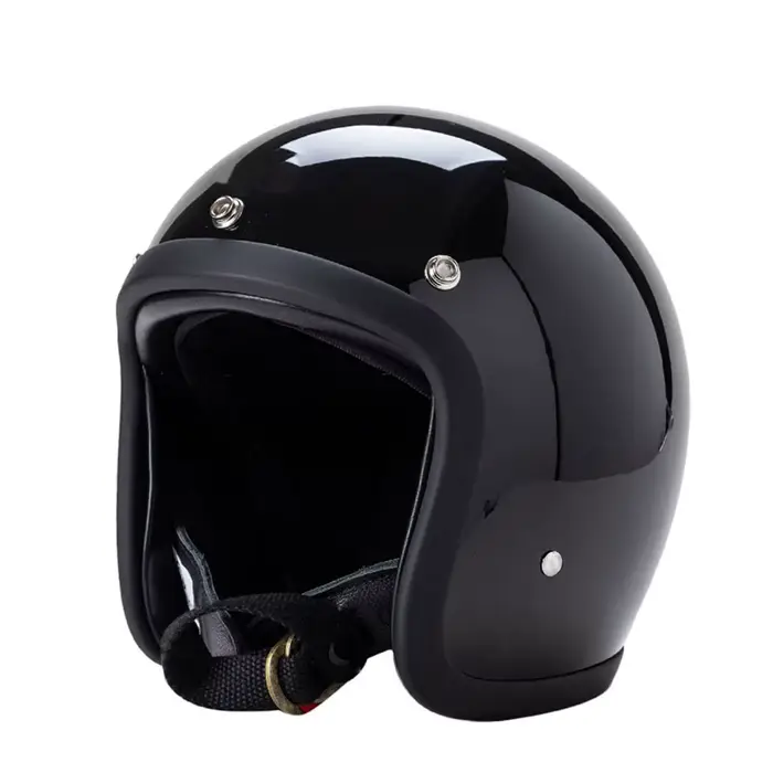 Casque de moto 3/4 style japonais classique, petit modèle vintage TT&COCASCOS, casque ouvert Jet 500