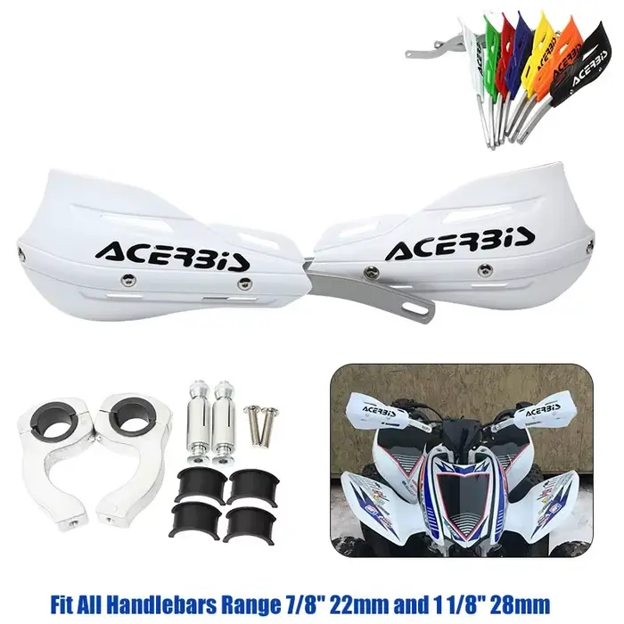 Protecteur de main de moto universel 22mm 28mm, couvercle de poignée, Kits de montage, protège-mains