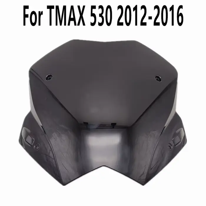 Déflecteur de vent noir transparent pour TMAX530 TMAX 530 2012-2013-2014-2015-2016, compatible YZF, 