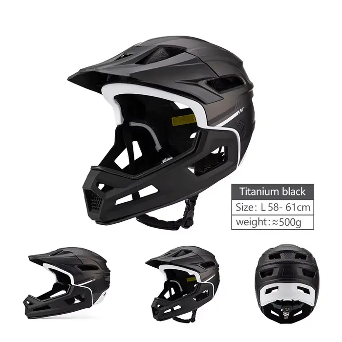 Casques de vélo intégraux casque vtt détachable pour VTT adulte course moto équitation casque de séc