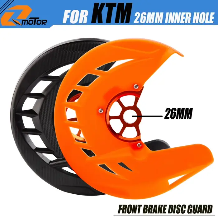 Couvercle de protection de disque de frein d'essieu avant de 26mm, pour KTM 125 150 200 250 300 350 