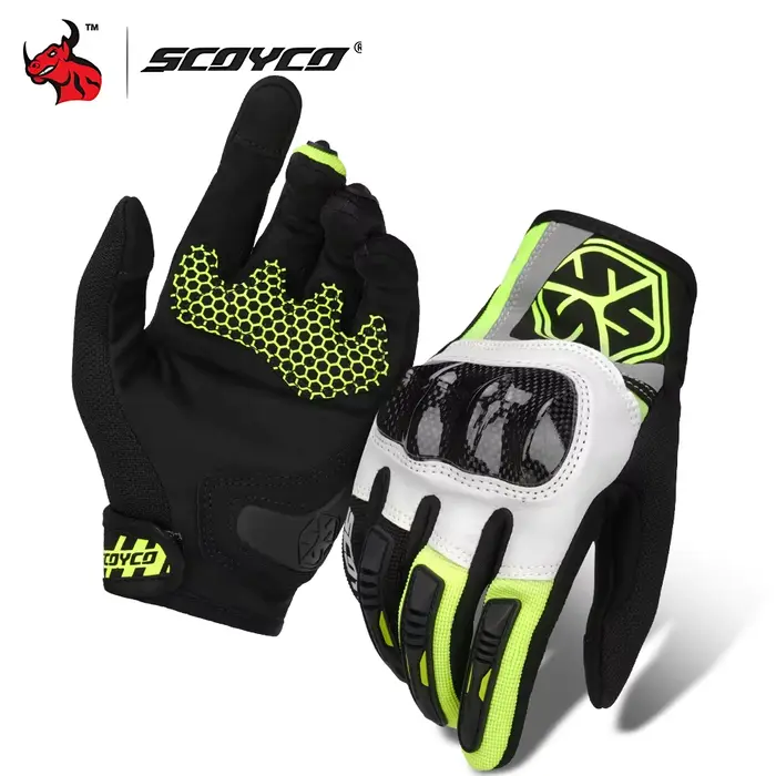SCOYCO gants de moto coupe-vent toutes saisons unisexe résistant à l'usure adapté aux hommes femmes durables pour les besoins de conduite quotidiens