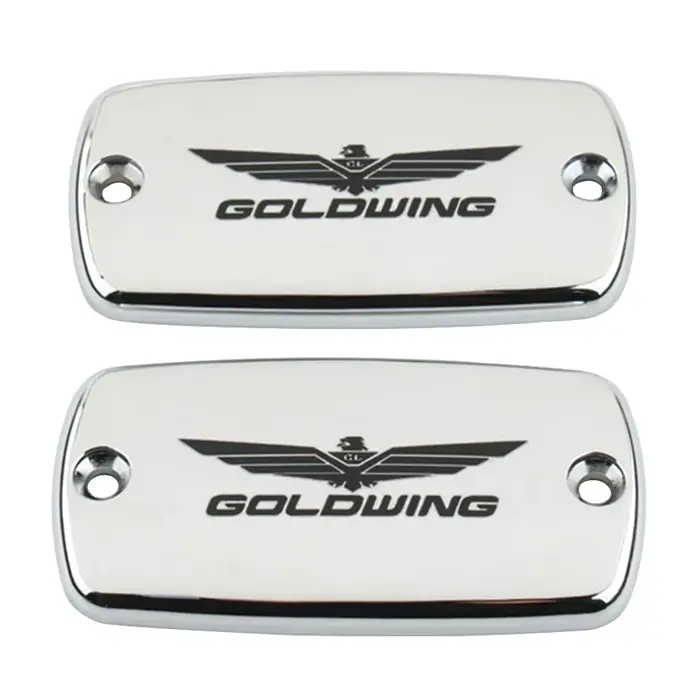 Bouchons de liquide de frein chromés pour Honda Gold Wing GoldWing GL 1500 1800 TVX 1800, Eagle Moto