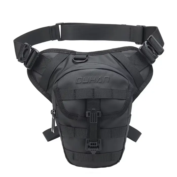 DUHAN-Sac de jambe de moto multifonction, sac banane de hanche, sac de taille décontracté, équipemen