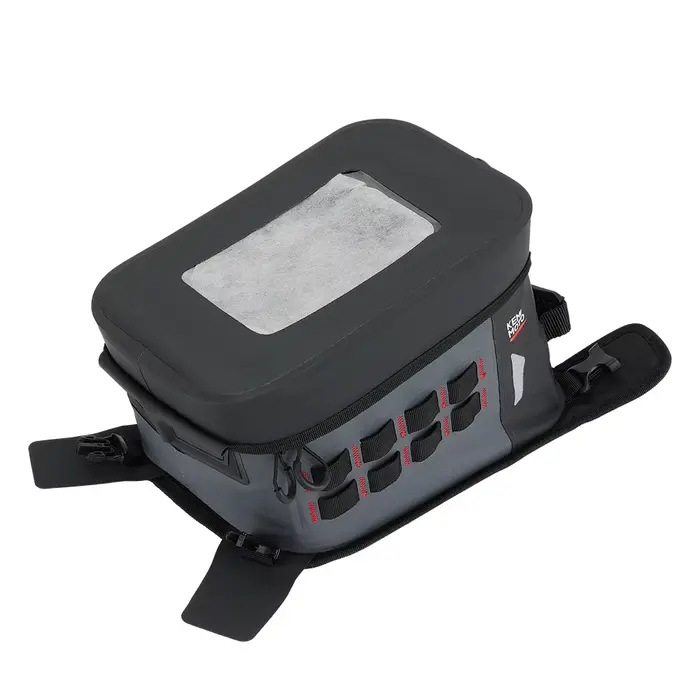 Sac de réservoir de moto en PVC, sacs de réservoir de stockage d'aventure étanches avec sangles pour