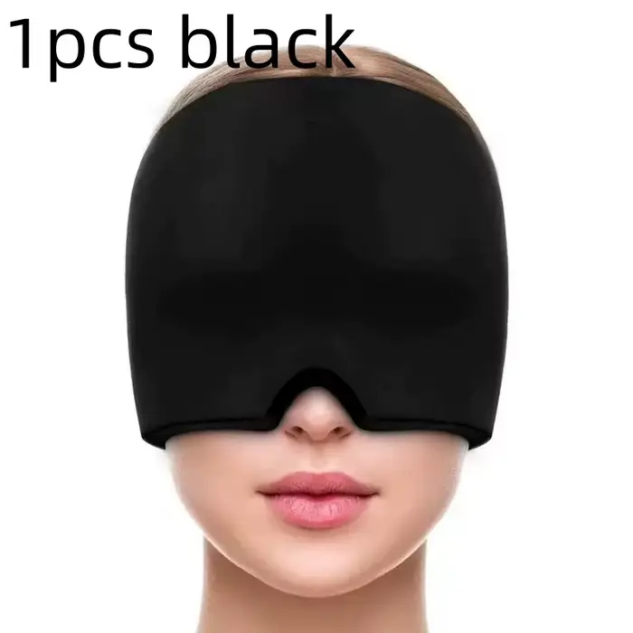 Chapeau de soulagement de la Migraine, Gel rafraîchissant pour le visage réglable, thérapie chaude e