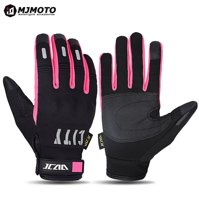 Gants de moto pour femmes, pour écran tactile, pour Motocross, coque rigide, protection Anti-chute, 