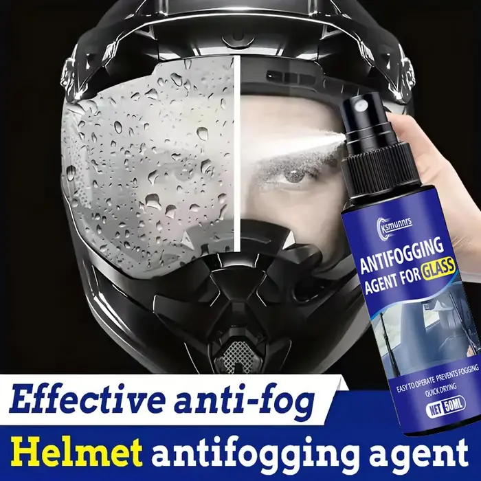 Spray pour casque de moto : hydrophobe