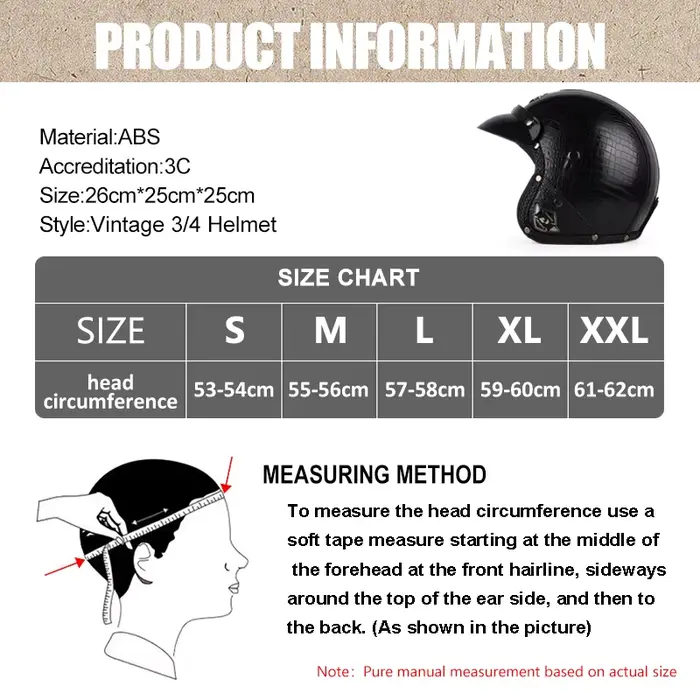 Casque ouvert rétro UCHOOSE