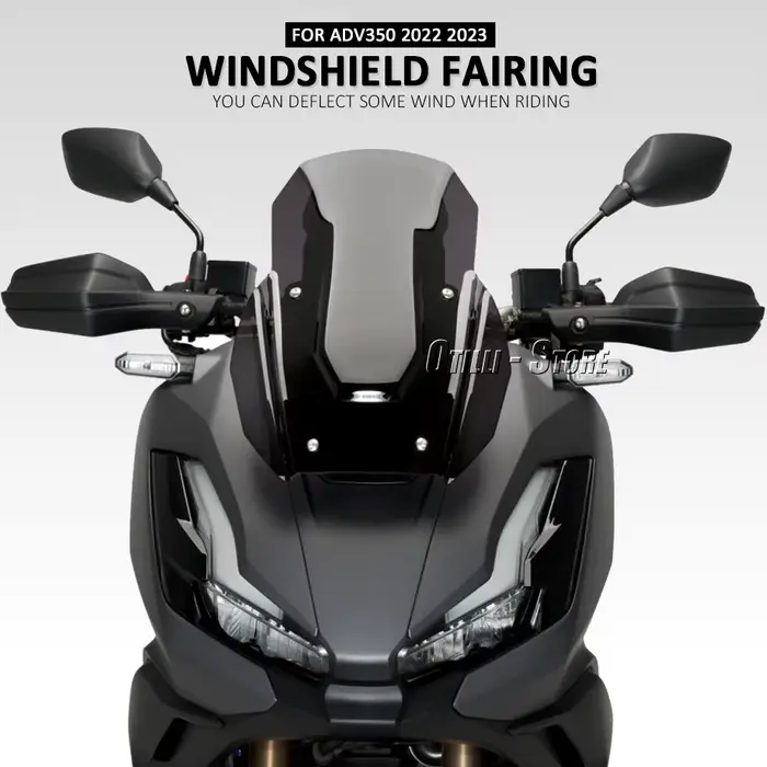 Carénage de Pare-Brise Avant en Acrylique, Accessoires de Moto pour HONDA ADV350 Adv350 ADV 350 2022