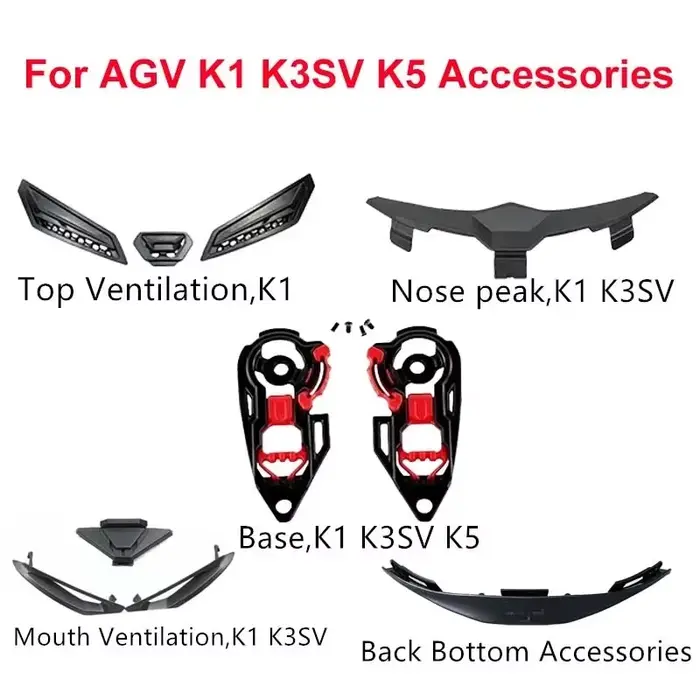 Accessoires de casque de moto pour AGV K1 K3SV K5 K3 K4
