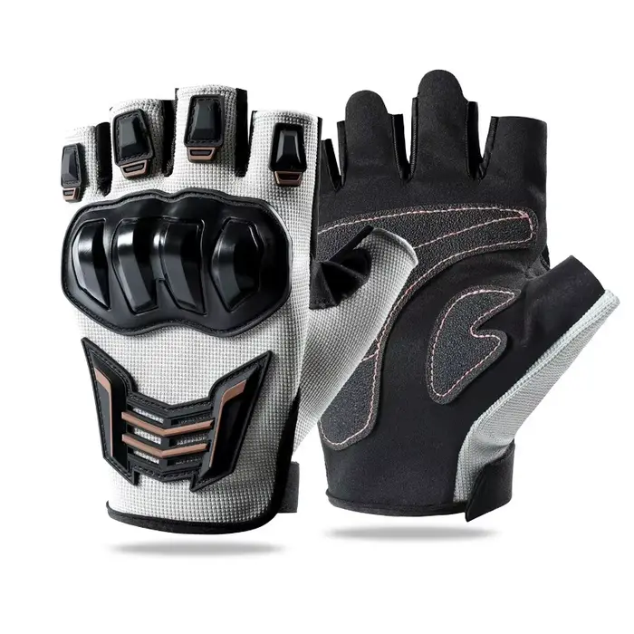 Gants de moto demi-doigt
