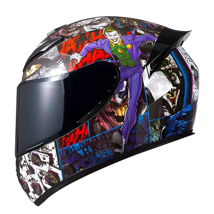 Casque de Moto intégral certifié DOT casque de Moto de course tout-terrain de Motocross Cascos Para 