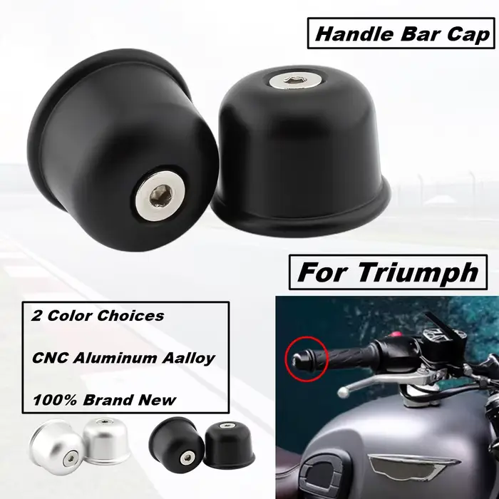 Poignées de guidon de moto pour Triumph Street Twin Cup, Speed Bonneville, T100, T120, guidon, bouch
