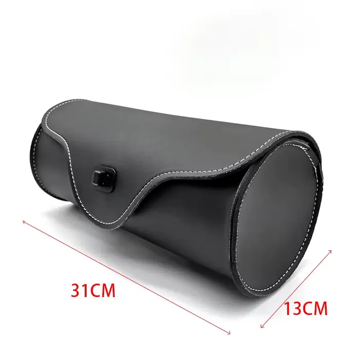 Boîte à outils pour moto, sac arrière pour véhicule électrique, sac suspendu pour vélo, sac avant rétro, sacoche universelle en cuir étanche